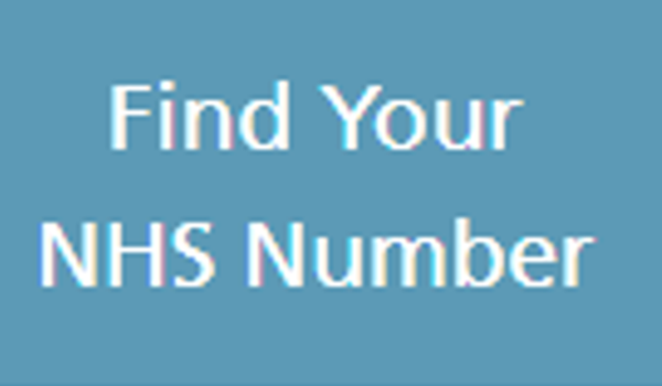 Find your NHS No.